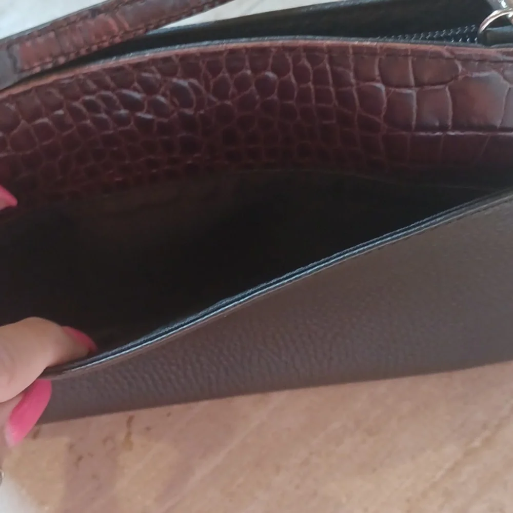 Brighton Black/Brown Crossbody Purse